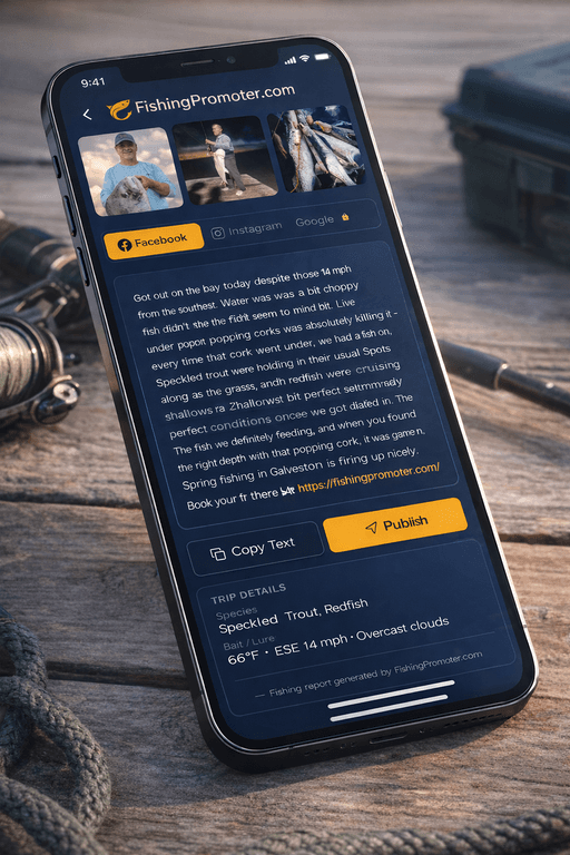 Fishing Report Publisher screenshot